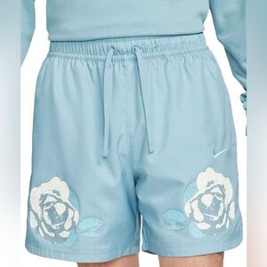 Nike Blue Roses Athletic Shorts